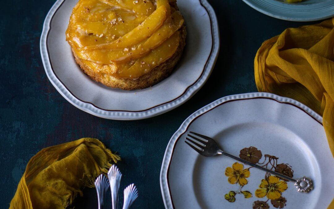 Fris mango taartje met Szechuan