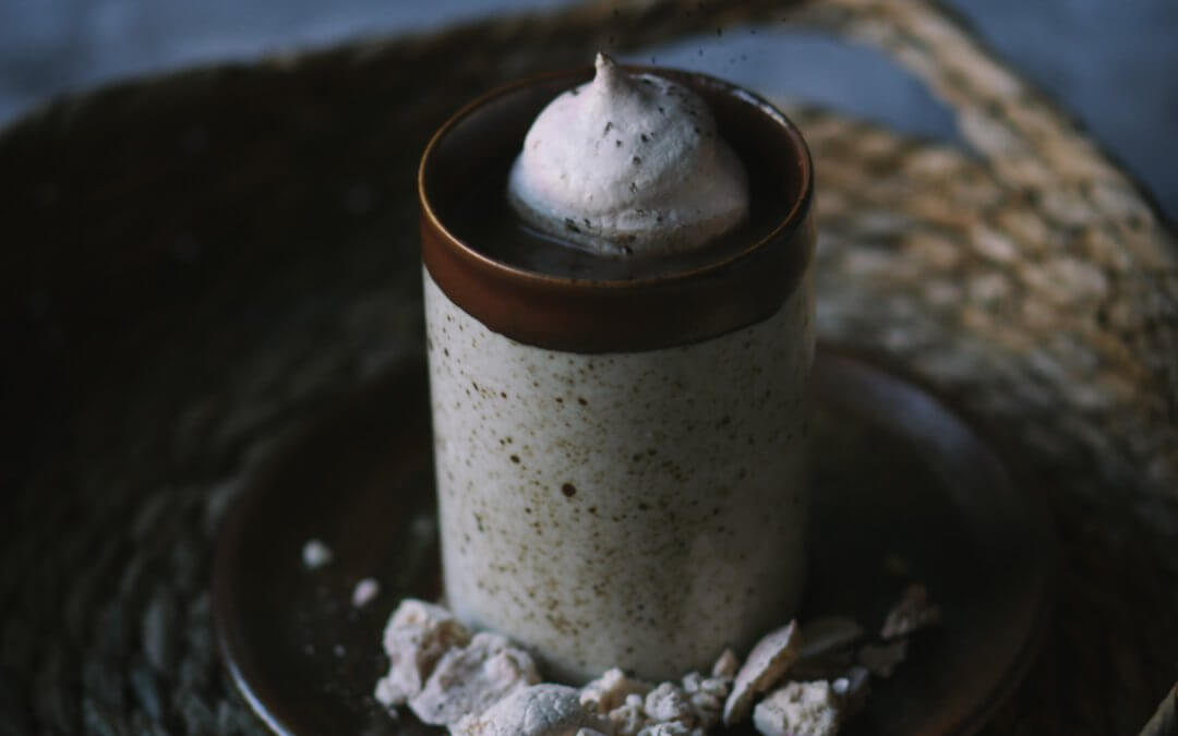 Luchtige Merengue met szechuan peper